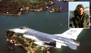 (F-16 photo US Air Force; Parker photo author unknown)